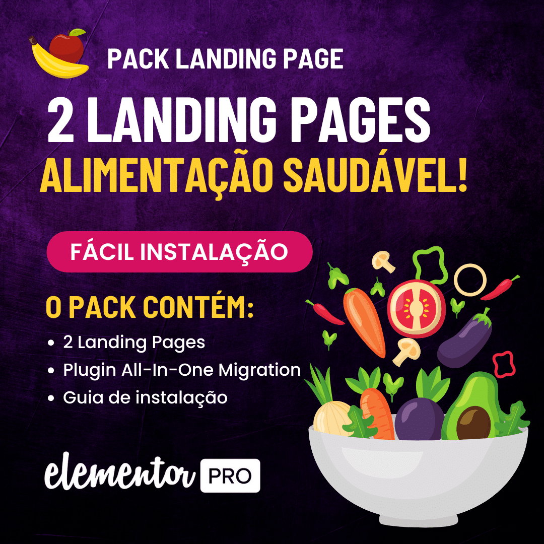 Pack de Landing Pages – Nicho Saúde e Fitness 2024