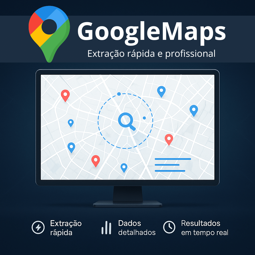 GM Google Map Extractor · Extraia Leads do Google Maps com Um Clique